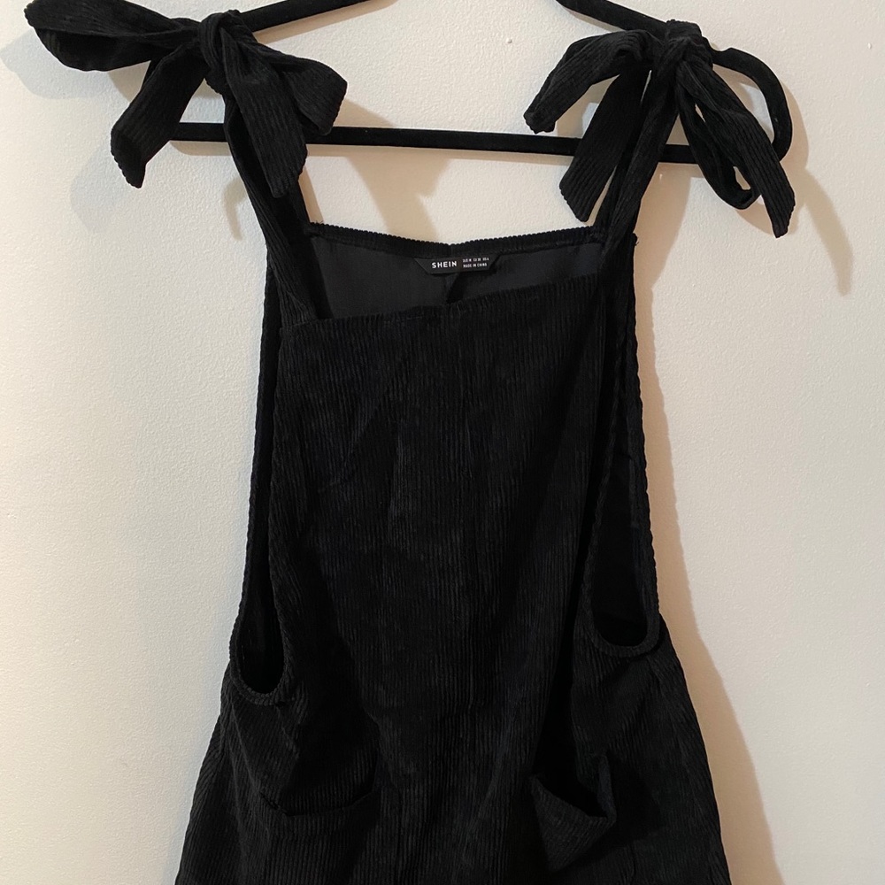 Black Corduroy Romper